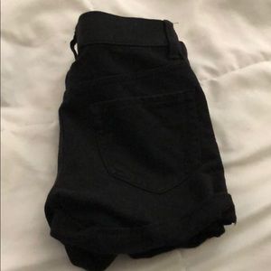 Black shorts